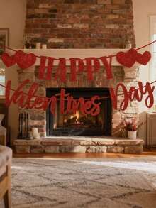 2 Bộ Dây Treo Trang Trí Ngày Valentine Lãng Mạn. Trang trí Ngày Valentine hình trái tim lớn, vòng hoa treo Ngày Valentine, dây cờ Ngày Valentine, đồ trang trí Ngày Valentine, thích hợp cho các bữa tiệc Ngày Valentine, sự kiện lớn, cũng như tiệc cưới, trang trí nhà hàng, khách sạn, phòng ngủ, phòng khách như một điểm nhấn ngọt ngào. - Nhiều màu - Xem 3