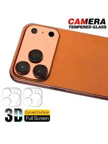 2 buah Pelindung Lensa Kamera Transparan 3D, Kompatibel dengan iPhone 17 Pro Max, 17 Air, 16, 15, 14, 13, 12, 11, Pro Max Plus, 12 Mini, 13 Mini. Anti Gores, Pas Sempurna, Desain Ramping, Potongan Presisi. Penutup Lensa, Pelindung Layar, Pelindung Ponsel, Pilihan Ideal untuk Penggemar Fotografi Ponsel. - Clear - View 7