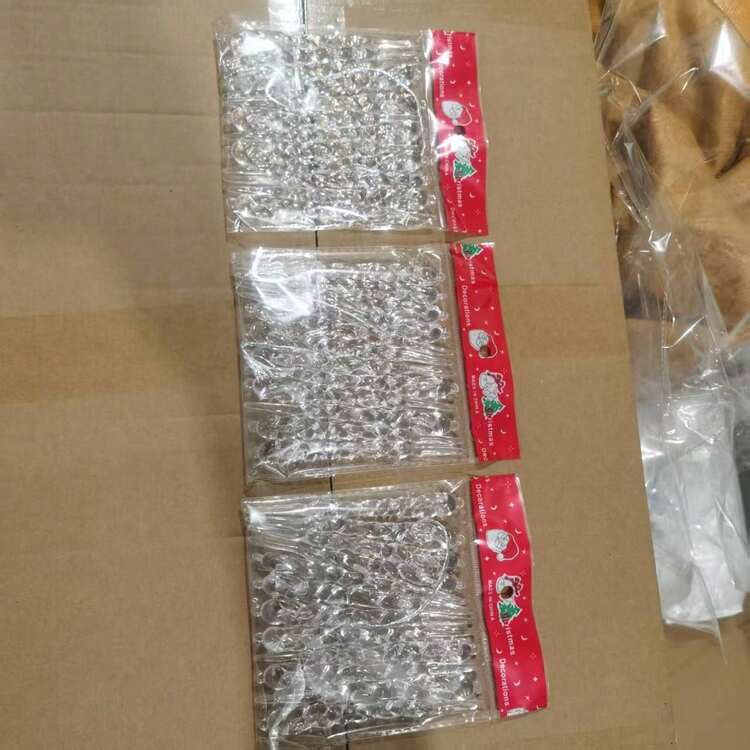 12 件圣诞透明冰柱吊坠、亚克力螺旋冰棒圣诞树装饰、圣诞冰锥装饰 - 彩色 - 查看 12