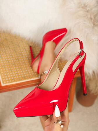 أحذية نسائية ذات كعب عالي جداً، أنيقة وأنيقة وجذابة، ذات منصة مقاومة للماء وأصبع قدم مدبب، مناسبة للعمل والحفلات والعطلات