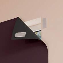 PVC Blackout Panel Curtain, Blocks 100% Of Light, For Living Room, Bedroom, Kitchen, Various Colors - Óxido marrón - Ver 4