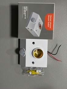 LED Automatic PIR Motion Sensor Light Bulb Socket, Suitable For E26/E27 Bulbs 85-265V, Adjustable Lighting Duration, For Stairs, Hallways, Houses, Basements - Star - View 12