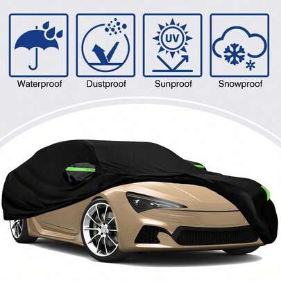 Premium Universal Outdoor Car Cover - All-Weather Protection For SUVs & Sedans -Snow Defence Durable, Waterproof, UV Shield, Scratch-Resistant - Perfect Fit For Your Vehicle