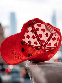 Thirty One Hats Gorra La Mochila Backpack Boyz Rojo Ajustable Lisa Diseño Único y Exclusivo para Ocasiones Casuales - Rojo - Ver 11