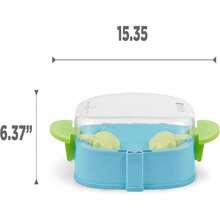 Outward Hound Nina Ottosson Paw N' Play Interactive Dog Treat Puzzle, Level 2 Intermediate Dog Enrichment Dog Toy, Blue, Small - MàuH - Xem 8
