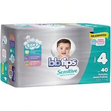Bbtips Pañal Bebé Sensitive Talla 6 Xl-Grande 120 Piezas, 120 Count - Talla 4 (160 Unidad) - Ver 9