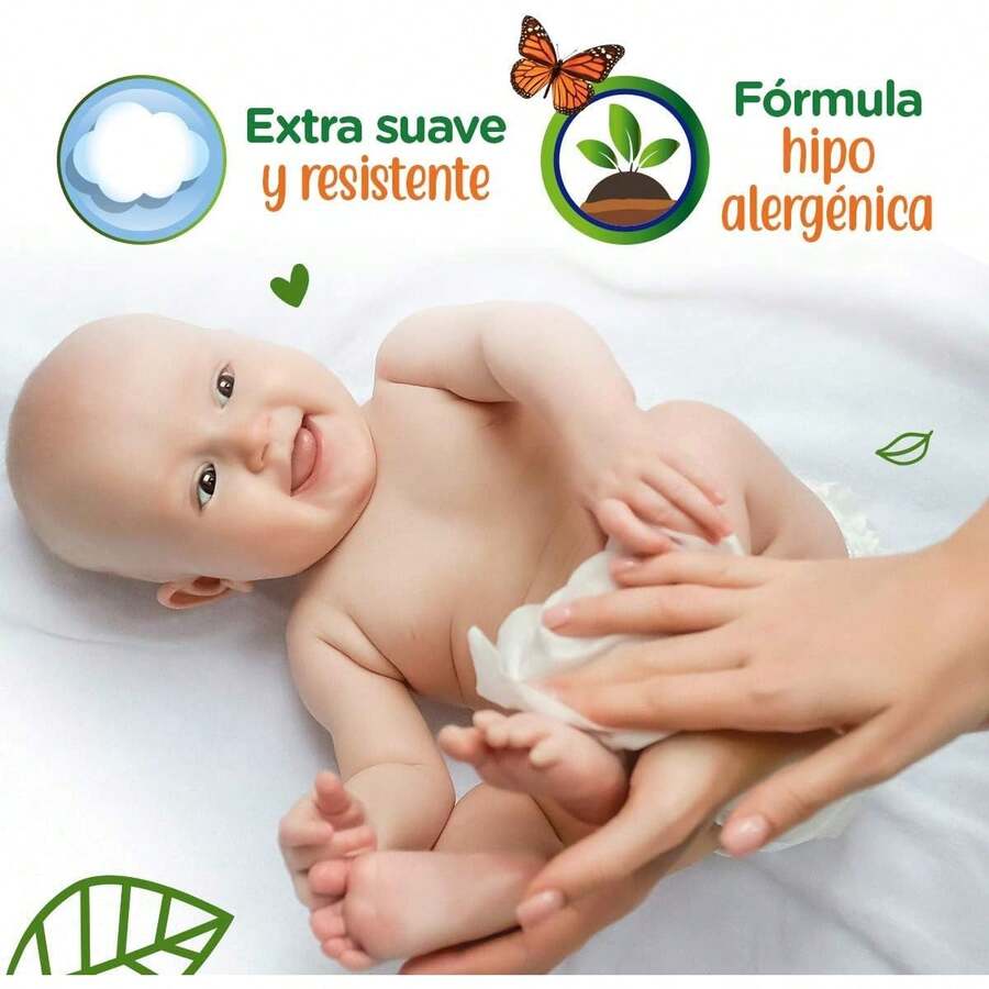 Bio Baby Toallitas Húmeda, 12 paquetes con 80 piezas, 960 toallitas - Toallitas Húmedas - Ver 1