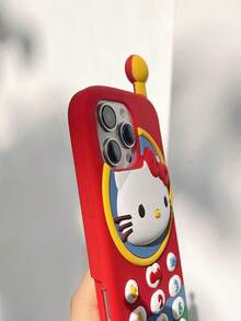 Sanrio 可爱3D卡通大哥哥猫硅胶全包防震保护手机壳，兼容苹果17/17Pro/17Promax、16/16Pro/16Promax、15/15Plus/15Pro/15Promax、14/14Plus/14Pro/14Promax、13/13Pro/13Promax、12/12Pro/12Promax、11英寸机型，防尘，高性价比，热门款 - 彩色 - 查看 3