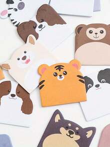 240 szt. (12 opakowań) uroczych bloczków na notatki w kształcie zwierzątek, duża pojemność, mocny klej, karteczki w kształcie zwierzątek, odpowiednie do szkoły, biura, na powrót do szkoły, na imprezę, na drobne prezenty, urocze naklejki ze zwierzętami, do scrapbookingu, naklejki ze zwierzętami, bloczki na notatki, artykuły szkolne, artykuły papiernicze, samoprzylepne notatki