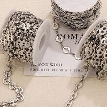 1 Meter / 39.37 Inches 304 Stainless Steel Chain Various Styles Of Chain Links DIY Bracelet Necklace Jewelry Making Materials - Chain - View 4