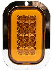 PLAFON UNIVERSAL DE LED CON GEL ESTROBO - Naranja - Ver 2