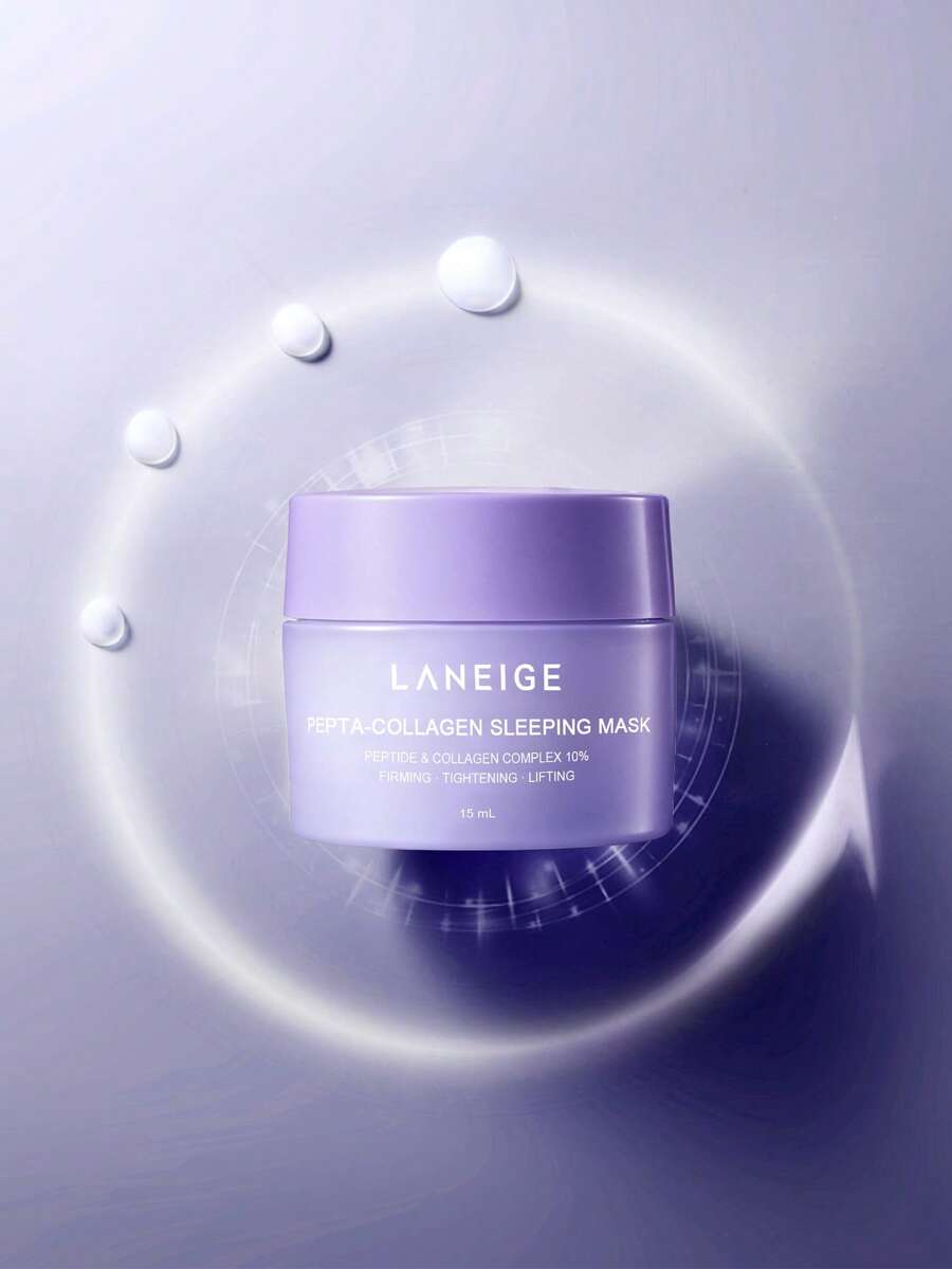 Laneige Reisegrößen Pepta-Kollagen Schlafmaske Straffend & Glättend & Festigend 15ml/0,5oz.