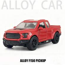 1pc Retro Alloy Metal Pickup Truck Decoration - Pink & Red Classic Car Model With Chrome Decor, Openable Doors, No Battery Required - Ideal For Home & Office Decor, Toy Vehicle Collection - Multicolor - View 15