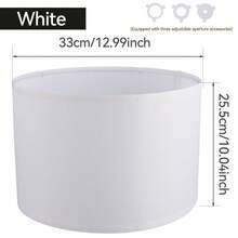 1 pieza Pantalla de lámpara de tela, pantalla de lámpara de repuesto universal, estilo moderno clásico, adecuada para lámpara de mesa, lámpara de pie, lámpara colgante, dormitorio, sala de estar, decoración del hogar, decoración de oficina - Multicolor - Ver 21