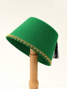 1顶男士纯色美国玩具费兹帽，独特有趣的礼物，土耳其帽，适合节日、派对和日常佩戴 - 雨滴 - 查看 9