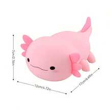 [Cute Axolotl Night Light] USB Rechargeable LED Lamp - Cute Axolotl Night Light With Timer, Touch-Activated Dimmable Color-Changing Salamander Design, Soft Glow For Nursery, Bedroom, Office Decor - Perfect Gift For Birthdays, Christmas, Holidays, Bedroom Night Light, Playful Design, Durable Plastic - Multicolor - View 10