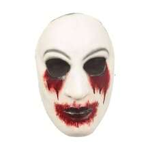 Mscara de zalgo de lnea creepypasta, Mscaras de Cuentos de Terror de Zalgo, para Halloween y de Disfraces - inicial - Ver 1