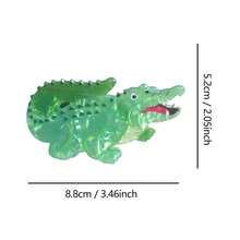 Novelty CrocodileClaw Clips,Acrylic Hair Clip For Women,Funny Hair Clip,Fashion Claw Clips,GreenCrocodile - 鱷魚 - 查看 3