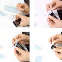 5/10 Sheets Hair Extension Tape Tabs Double Sided Replacement Tape In Hair Extensions Adhesive Hair Extension Tapes Hair Extension - Blue - View 5