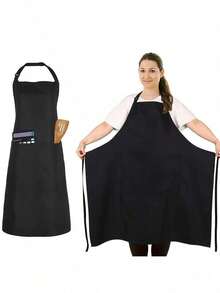 1 sztuka, fartuch do kuchni domowej, wodoodporny i olejoodporny, męski i damski, materiał do pracy, nadruk kreskówkowy, modny pas, damski fartuch kuchenny, fartuch damski, fartuch kuchenny, akcesoria kuchenne.