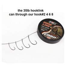 20m Carp Fishing Line Soft Hook Link Carp Hooklink Uncoated Braid Line For Hair Rig 15IB 20IB 25IB Carp Coarse Fishing Tackle