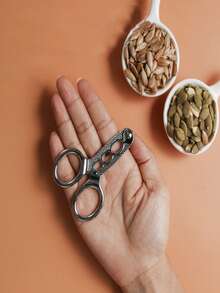 1/2/3 Pcs Set, Multi-Functional Small Zinc Alloy Shell Opener, Suitable For Sunflower Seeds, Pine Nuts, Pistachios And Various Small Nuts. Anti-Slip And Convenient Shell Removal Tools