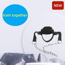 Nuevo artículo de caliente Cadena de cuello con barra y arnés para la cabeza, equipo de entrenamiento de fuerza de cuello y hombros - Multicolor - Ver 2