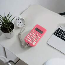 1pc Colorful Calculator - Portable With Lanyard - Suitable For Exams And Office Use - Multicolor - View 9