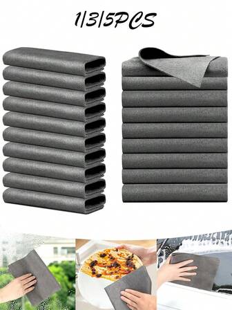 超细纤维布，可重复使用超细纤维布，1/3/5 片装，30 x 40 厘米