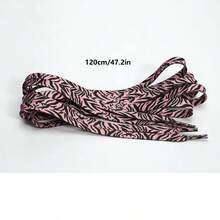 6 piezas de cordones planos con estampado de leopardo en beige, adecuados para zapatillas, zapatos deportivos y zapatos de lona, zapatos de mujer, zapatos de invierno