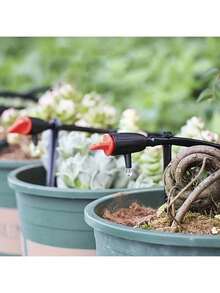 Garden Irrigation Kit, Drip Irrigation Kit Garden Irrigation System With Adjustable Nozzle Dripper Automatic Irrigation Equipment Set For Garden,Greenhouse, Patio,Lawn - Multicolor - View 5