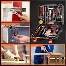 SPZTJK [48V Cordless Drill] 48V Cordless Electric Drill Set | Lithium-Ion Drill Driver Kit With LED Light & Variable Speed | Includes Handheld Screwdriver, Accessories, Rechargeable Lithium Battery, For DIY Home Projects - Red - View 7