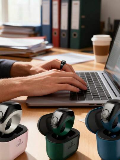 خاتم ذكي IQIBRA 2025، مقاوم للماء، عداد تسبيح مع تحكم بالتطبيق ووظائف إنذار