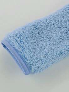 Infant Girls' Warm Fleece Jacket, Autumn/Winter - Baby Blue - View 3