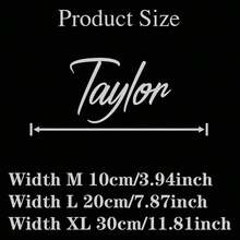 1pc New Design Personalize Custom Name Car Decals Pvc Mural Art Diy Poster For Motorcycle Stickers/Helmet Stickers/Off-Road Vehicle Stickers/Sedan Stickers/Sports Car Stickers/Commercial Vehicle Stickers