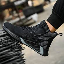 Industrial Safety Shoes Steel Toe Anti-Puncture Safety Shoe For Men - 黑色 - 查看 7