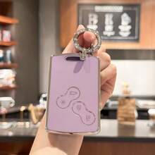 TPU Remote Keychain Key Cover For Renault Clio Laguna Koleos Megane Fluence Zoe Scenic Captur Card 4 Buttons Car Key Case