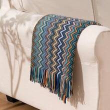 Aimall High End Grey Hotel Home Bedding Throw Blanket For Bedroom Decorative Accessory - Người chạy bộ đen - Xem 10