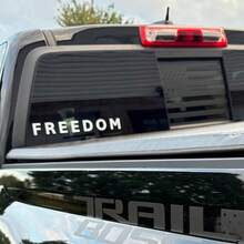 1 pieza Calcomanía de vinilo "Libertad": Pegatina para ventana de coche, portátil - Unitalla - Ver 8