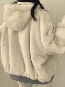 Women Winter Coats - Blue - View 3