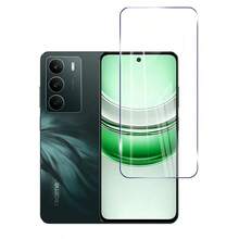 Funda para teléfono Realme C71, protector de pantalla de vidrio templado y película protectora para lente, resistente y a prueba de golpes, transparente y acrílico - Negro - Ver 5