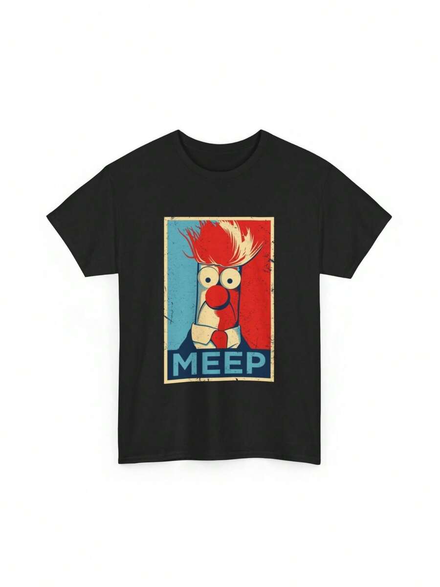 Muppet Show T-Shirt - Beaker T-Shirt - Meep T-Shirt - 黑色 - 查看 1