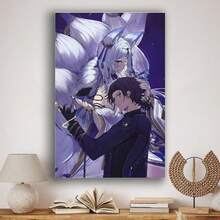 Framed  Anime The Eminence In Shadow Poster Wall Art Picture Painting Poster Canvas Print Posters Artworks Bedroom Living Room Decor Christmas Wall Art - 框架 - 查看 3