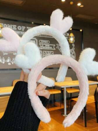 1 st sött julpannband med hjorthorn, sött hjorthuvudbonad, rolig tecknad hårspänne, strumpbyxor, strumpbyxor för kvinnor, strumpbyxor kvinnor, julklappar, presenter, julstrumpbyxor, presenter för kvinnor, present, julklapp, strumpbyxor för vuxna, strumpbyxor för vuxna, hårtillbehör, damaccessoarer, strumpbyxor, håraccessoar för vuxenåldern, julhåraccessoarer, presentidéer för kvinnor, skönhetsstrumpbyxor, julklappar till kvinnor