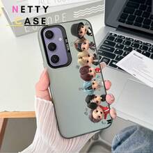 K-Chibi スター電話ケースは、 のギャラクシー S22、S23 Plus、S24 Ultra 用に特別に設計されており、マットなバックカバーが付いており、落下防止保護を提供します。 - ミックスカラー1 - チェックする 3