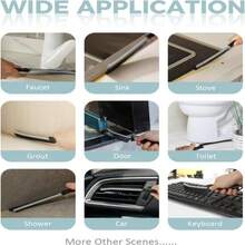 SXhyf Crevice Cleaning Brush - Grout Scrub Brush, House Cleaning Supplies, Gap Cleaning Tools, Home Essentials, Gifts For Women Men, Hard Bristle Crevice Cleaner Brush For Household Use, Bathroom - MàuM - Xem 7