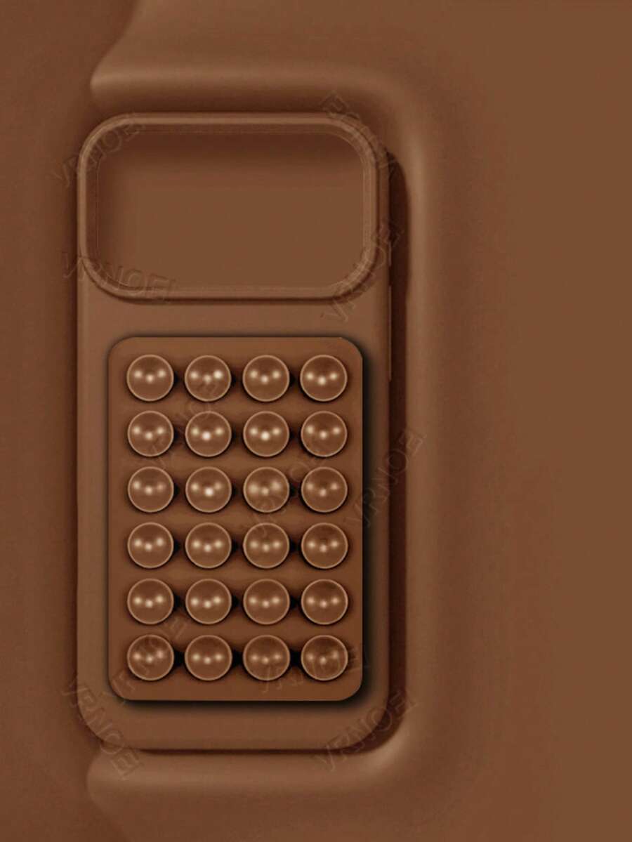 VOUVI Luxury Matte Finish Suction Cup Phone Case, Compatible With IPhone 17/16/15/14/13/12/11 Pro Max Minimalist Business Protective Case, Compatible With IPhone 17/Air/16/15/14 Plus New Protective Case, Phone Accessories