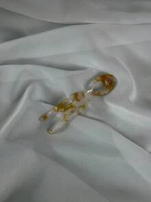 1PC Beautiful Elegant Casual Acetate Hairpin, Retro U-Shaped High-End Feeling, Rice-Meat Dumplings Head Coil Hair Artifact, Simple Hairpin Headdress Hairpin, Suitable For Daily Use