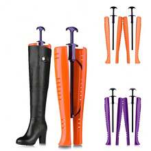 1pc/2pcs/4pcs Adjustable Elastic Boot Shaper, Boot Stretcher, Shoe Holder, Suitable For Mid-Calf & Knee-High Boots, Snow Boots, Leather Boots, Multi-Color Options - Multicolor - View 1