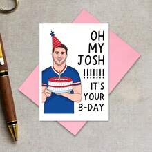 Oh My God, Josh! It's Your Birthday Today! Birthday Cards, Fun And Quirky Cards, Anniversary Cards, Congratulatory Cards, Birthday Gift Cards, Friendship Cards - Multicolor - View 11
